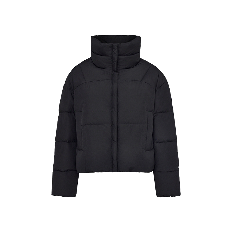 피레넥스 하모니 크롭 숏 다운 자켓 - 블랙(Pyrenex HARMONIE Crop Short Down Jacket - Black)