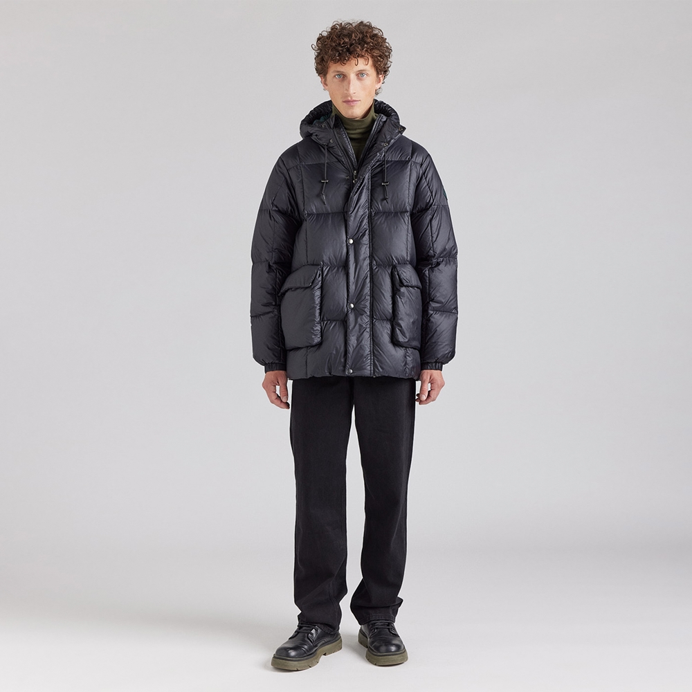 피레넥스 (24FW) 오두버트 2 파라부트 후디드 파카 자켓 - 블랙(Pyrenex (24FW) AUDOUBERT 2 PARABOOT Hooded Parka Jacket - Black) - 2