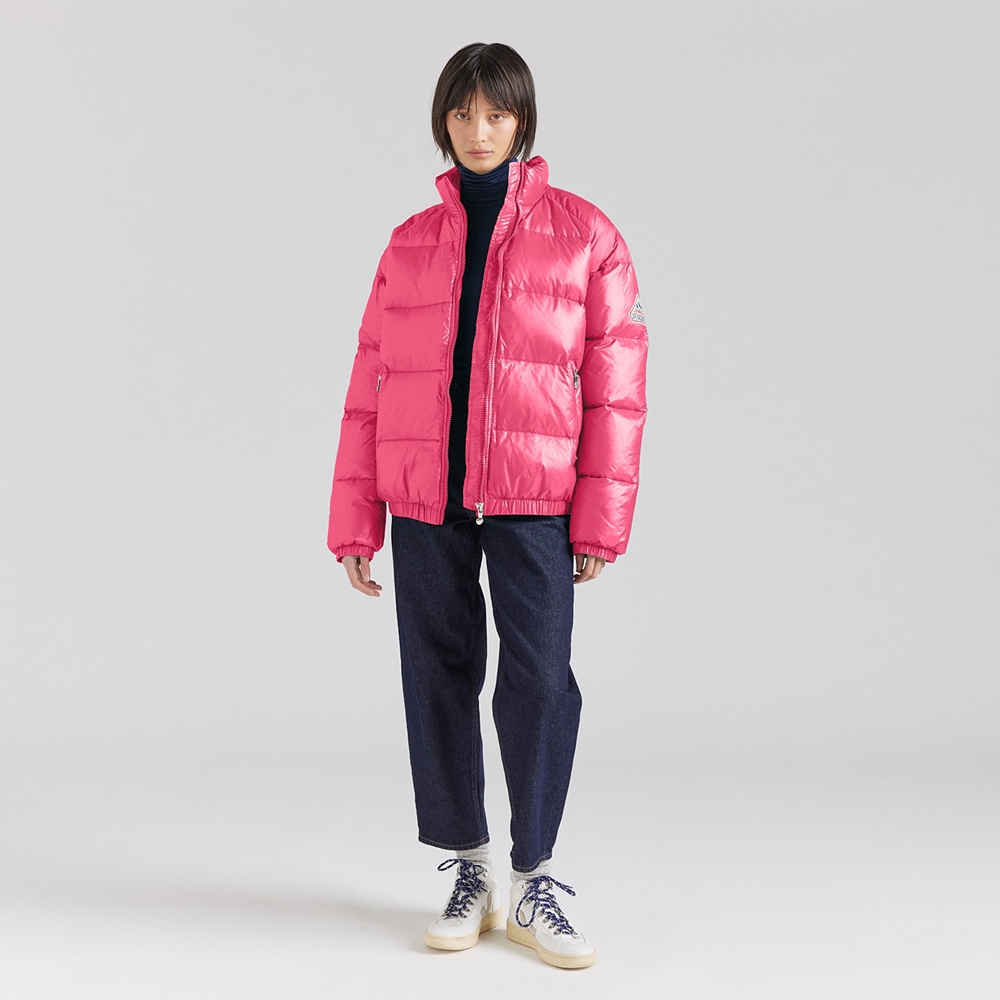 피레넥스 (24FW) 빈티지 미씩 유니섹스 다운 자켓 - 라즈베리 소르베(Pyrenex (24FW) VINTAGE MYTHIC Unisex Down Jacket - Raspberry Sorbet) - 2