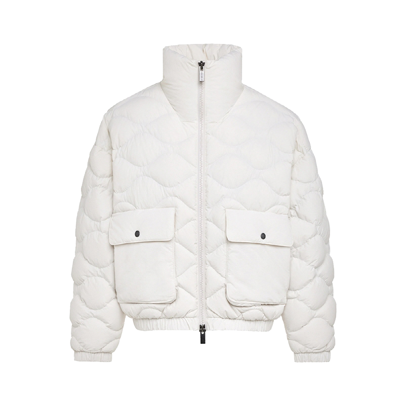 피레넥스 (24FW) 에놀라 숏 봄버 다운 자켓 - 초크(Pyrenex (24FW) ENOLA Short Bomber Down Jacket - Chalk) - 1