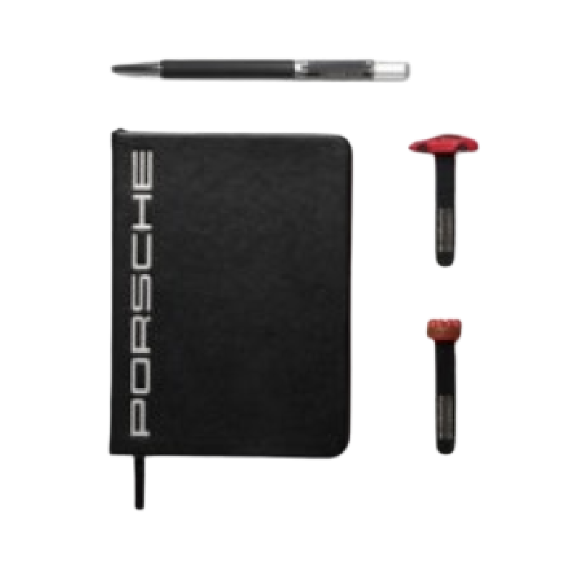 투썸 플레이스 x 포르쉐 노트 & 펜 블랙 (4개 세트)(A Twosome Place x Porsche Note & Pen Black (Set of 4))