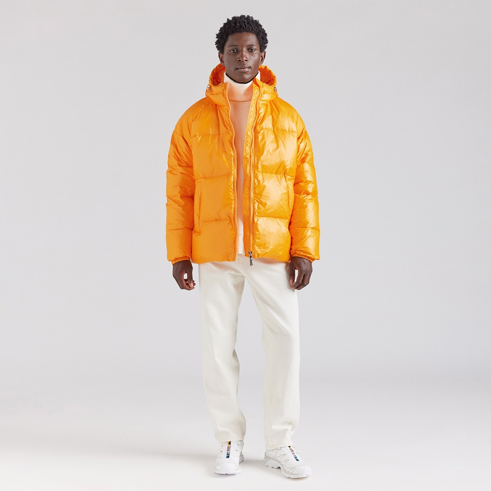 피레넥스 (24FW) 스텐 후디드 유니섹스 다운 자켓 - 카드뮴 옐로우(Pyrenex (24FW) STEN Hooded Unisex Down Jacket - Cadmium Yellow) - 2