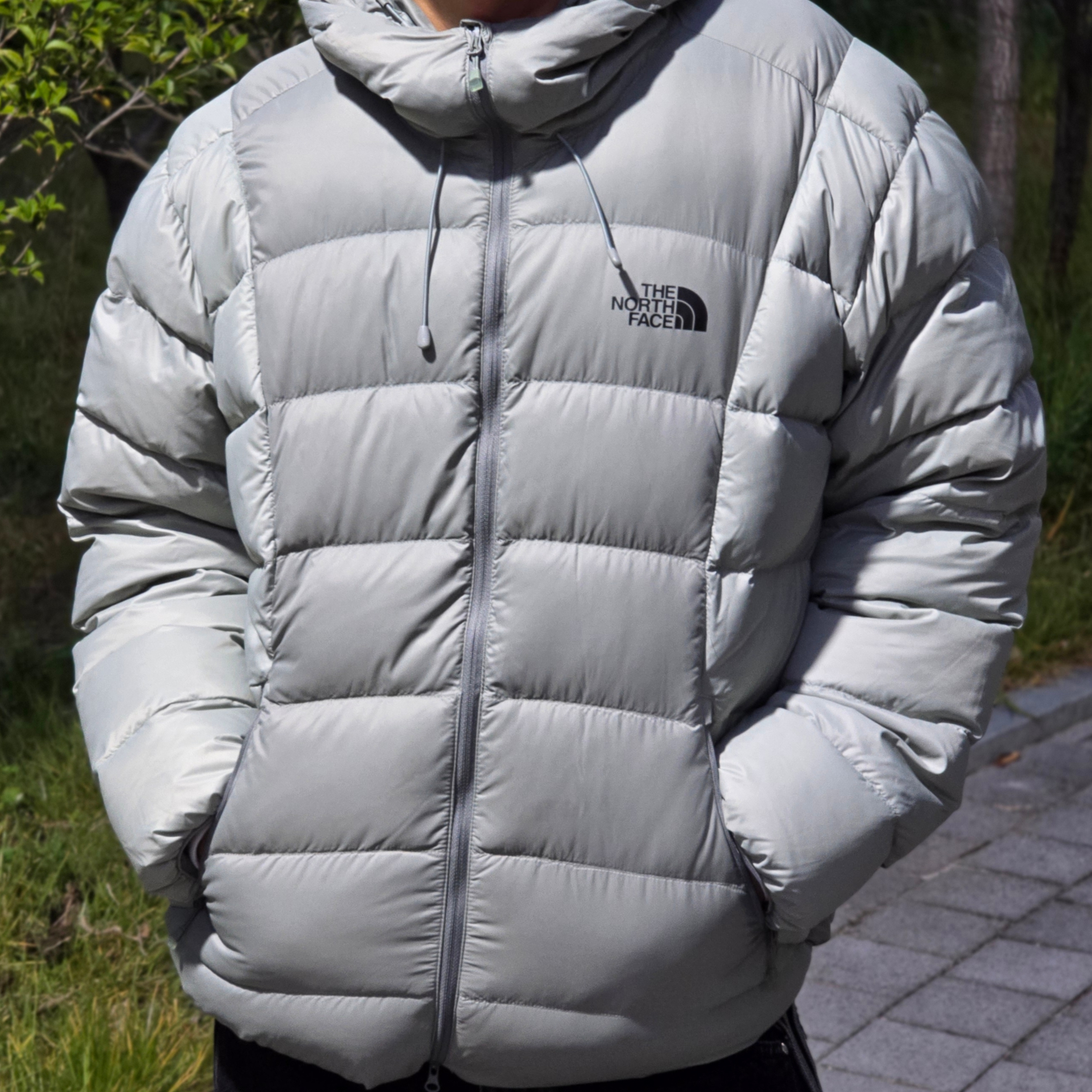 The North Face Ruta Down Jacket Light Khaki - 25SS 착용 스타일 - 1