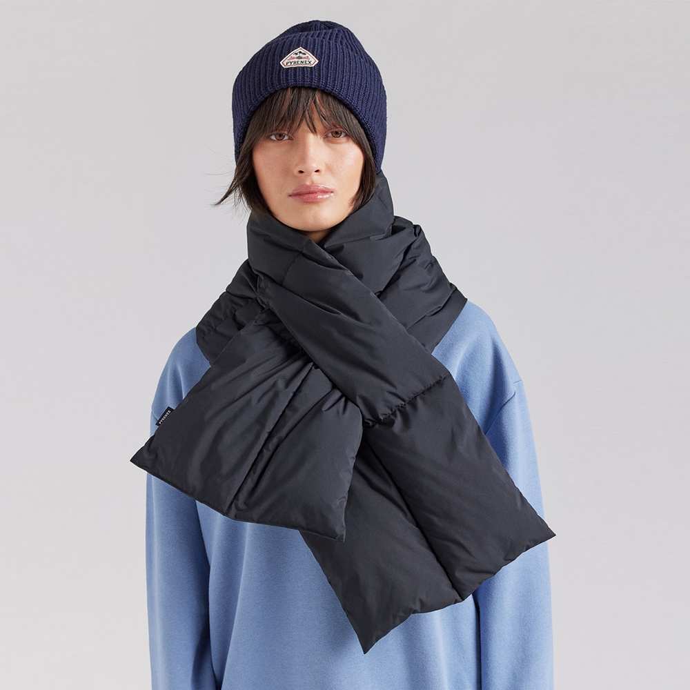피레넥스 (24FW) 루시아나 다운 스카프 - 블랙(Pyrenex (24FW) LUCIANA Down Scarf - Black) - 2