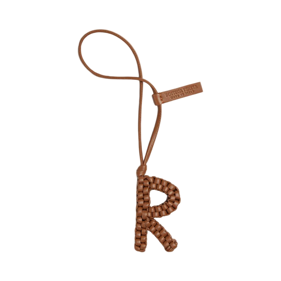 844691V3D812628 Bottega Veneta Letter R Charm Wood