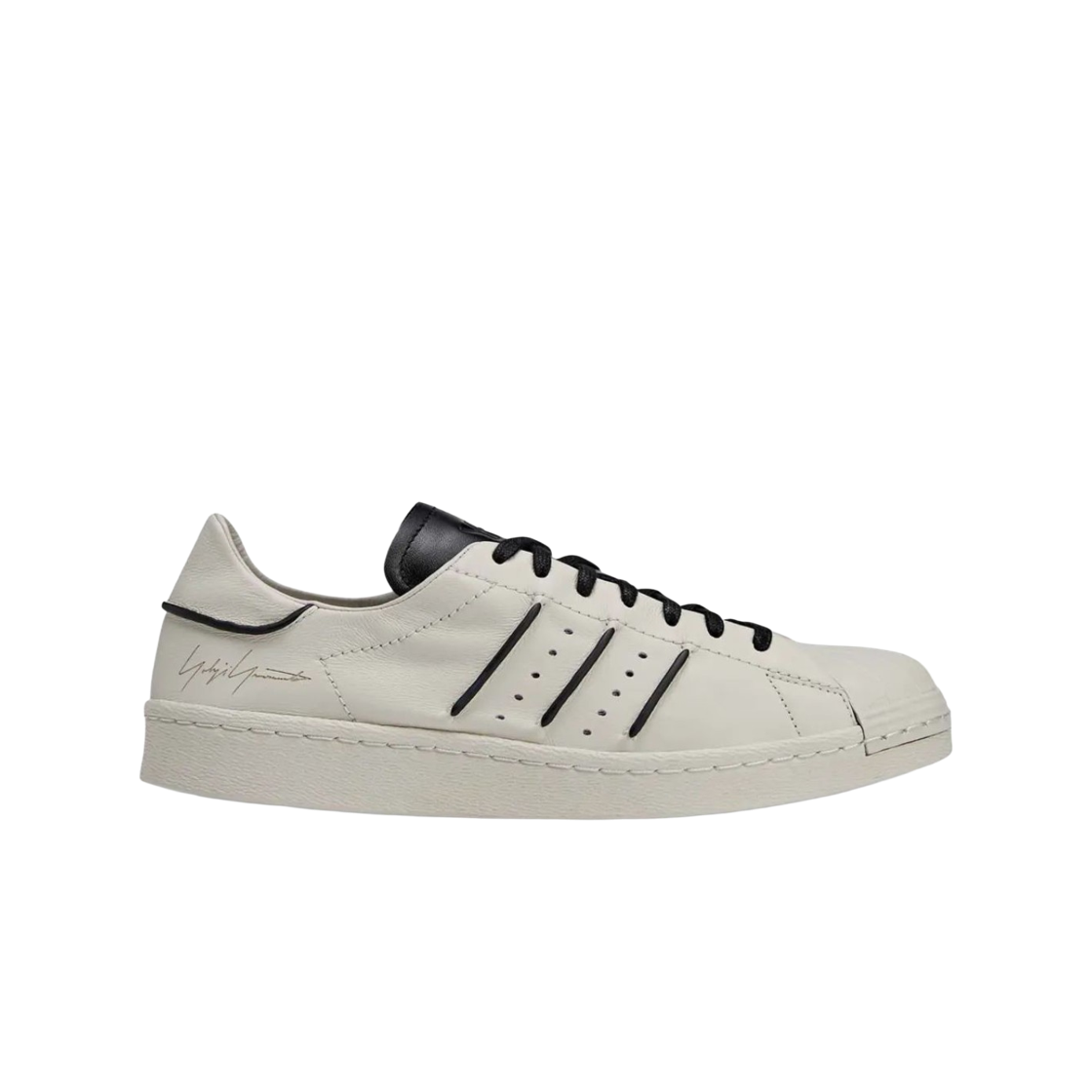 JS0576 Y-3 Superstar Talc Black