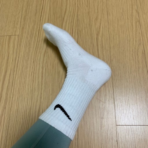 Nike Everyday Lightweight Training Crew Socks White (3 Pack/Korean Ver.) 착용 스타일