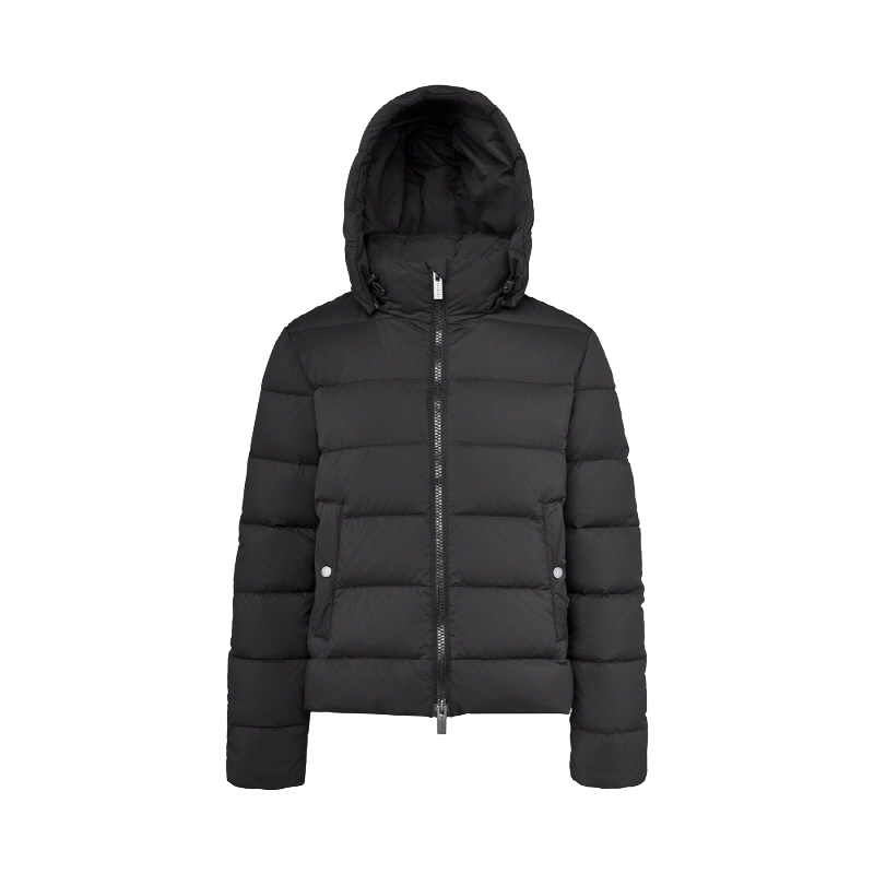 피레넥스 스파우트닉 후디드 다운 자켓 - 블랙(Pyrenex SPOUTNIC Hooded Down Jacket - Black)