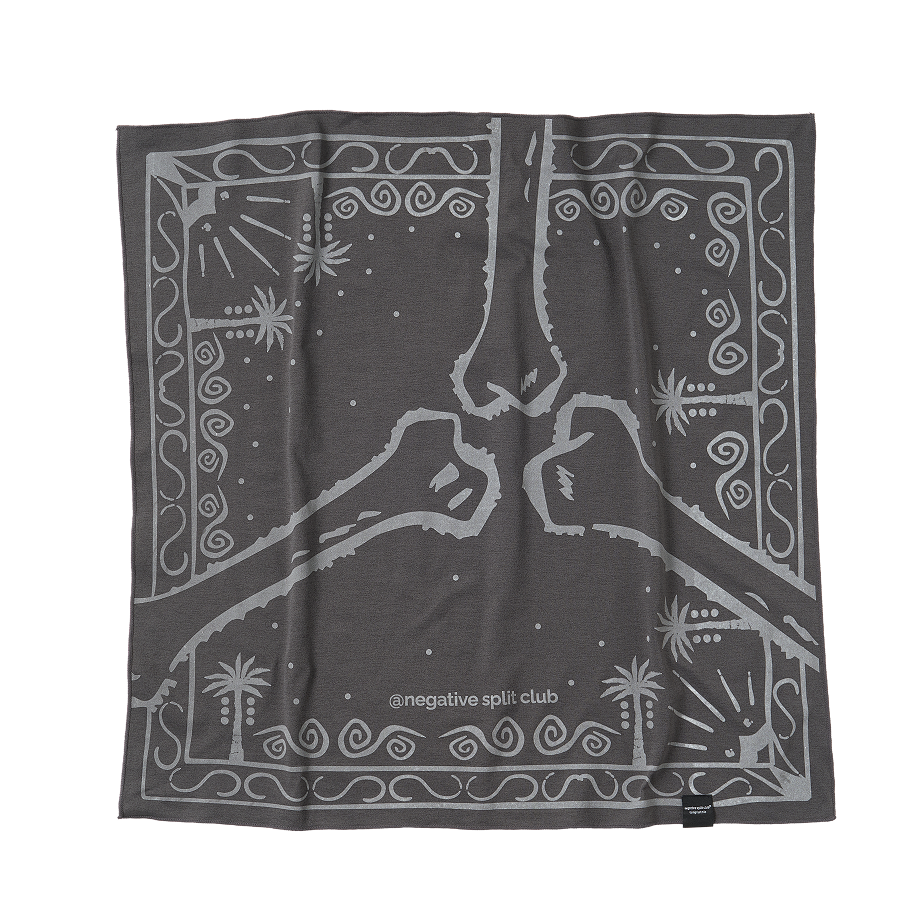 25FWABD02CH negative split club Bone Bandana Swift Pro Charcoal