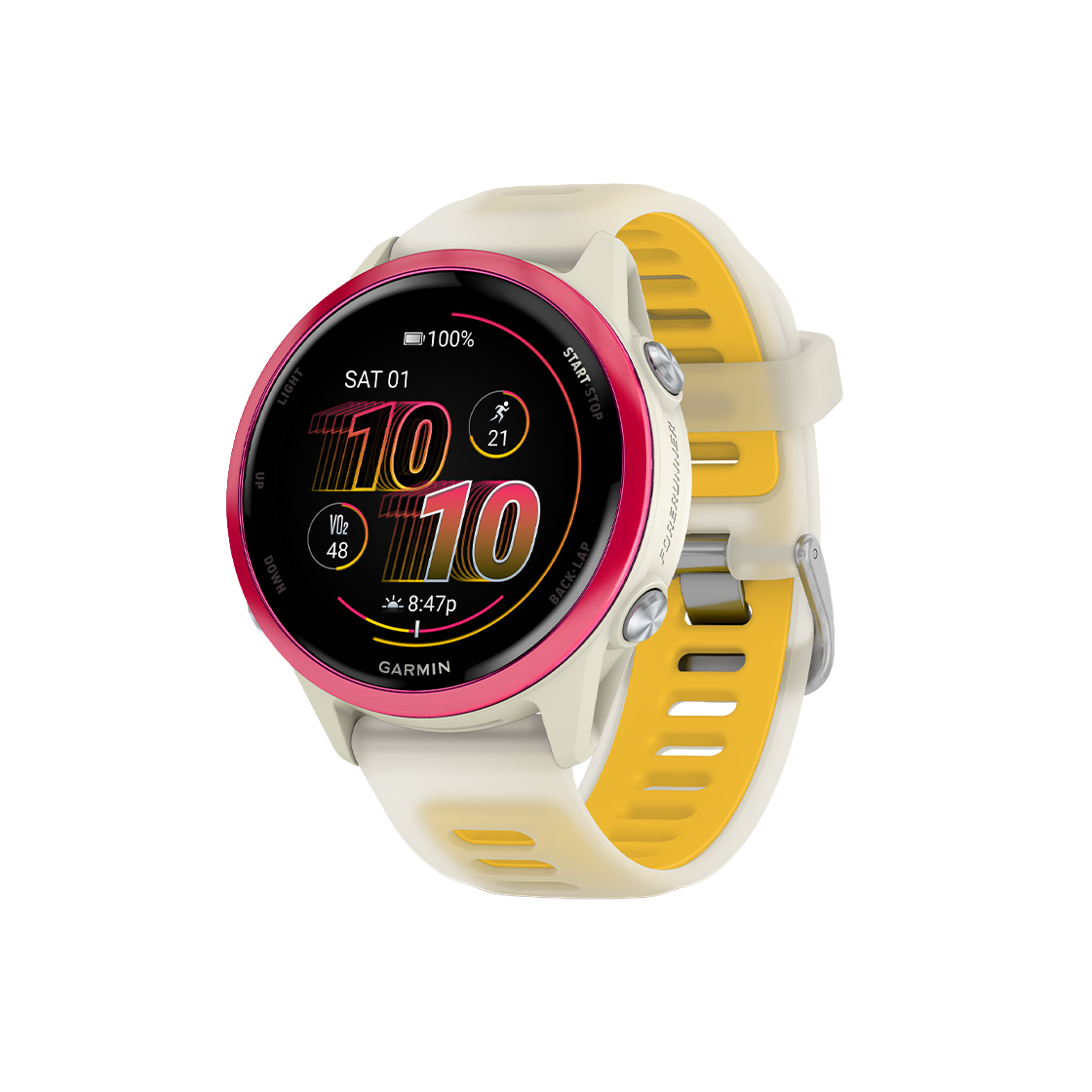 [10% 적립] 가민 포러너 570 42mm GPS 스마트워치 망고(WiFi)([10% 적립] Garmin Forerunner 570 42mm GPS Mango(WiFi))