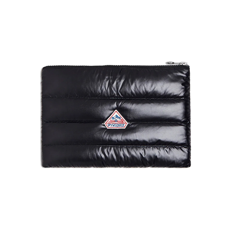 피레넥스 (24`s) 퀄티드 다운 파우치 빈티지 - 블랙(Pyrenex (24's) Quilted Down Pouch Vintage - Black)