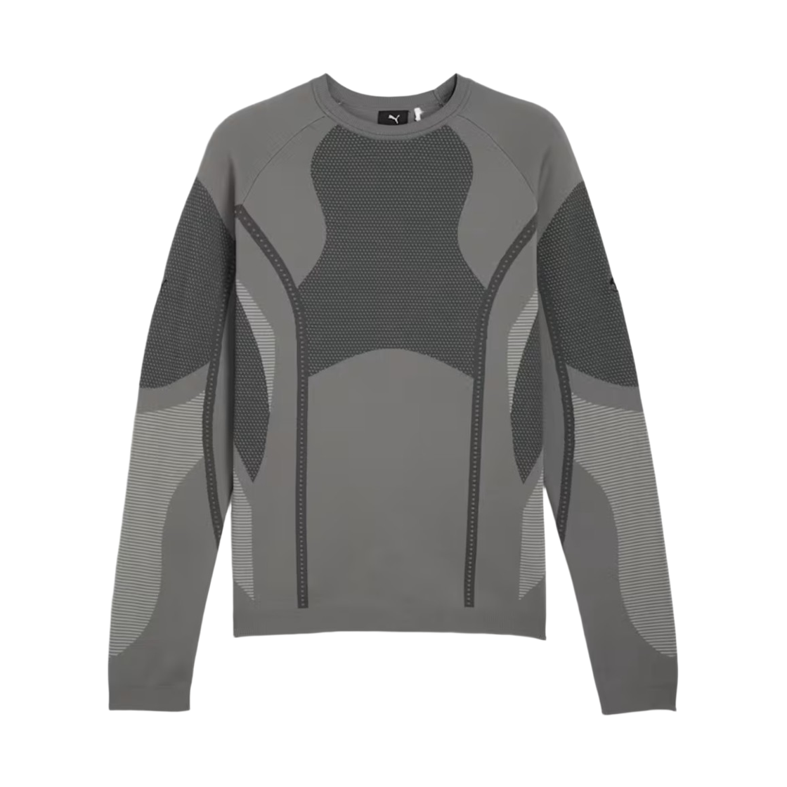 푸마 x 산산기어 니트 롱슬리브 티셔츠 쿨 미드 그레이(Puma x Sansan Gear Knit Long Sleeve T-Shirt Cool Mid Gray)