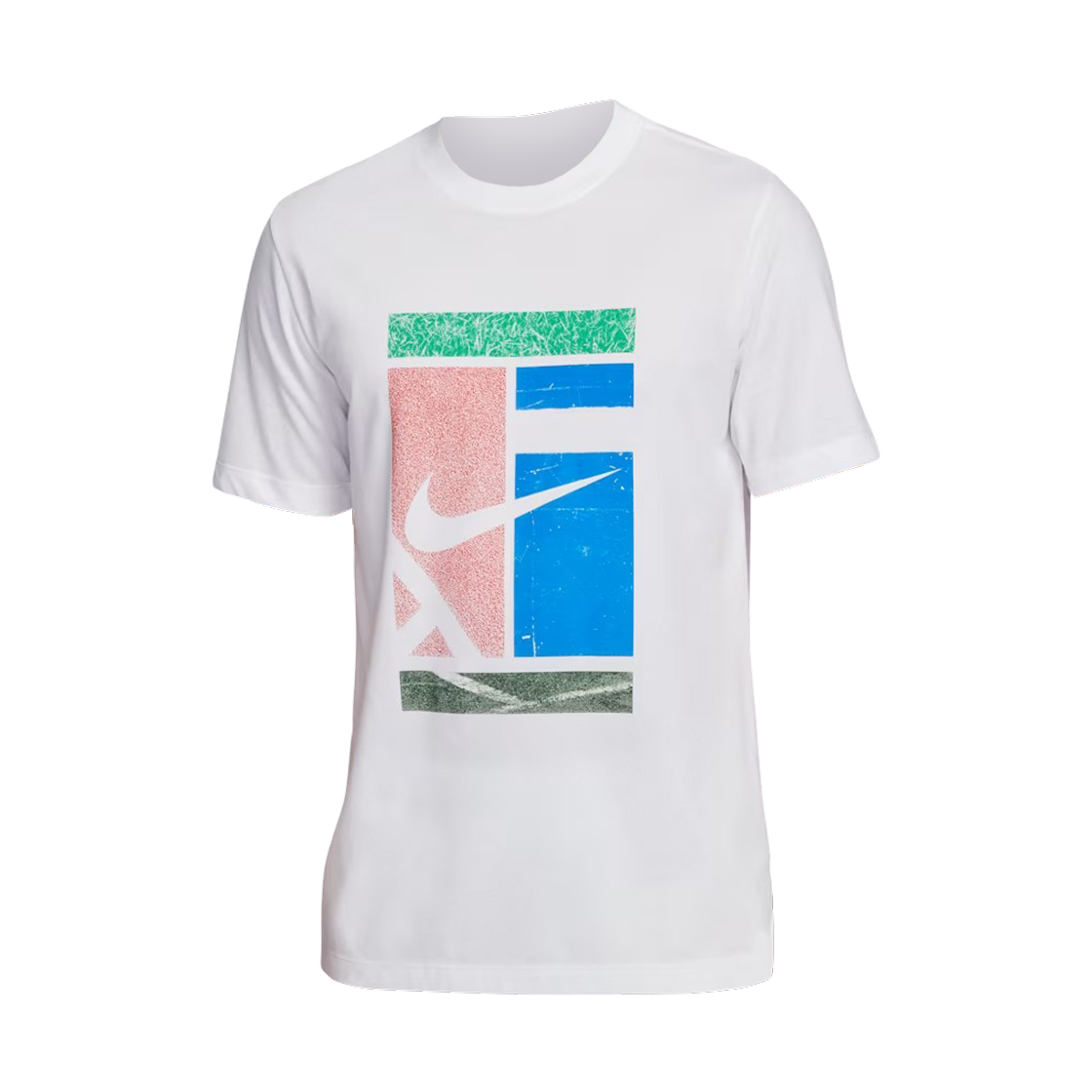 HV1789-100 Nike Court Dri-Fit T-Shirt White - Asia