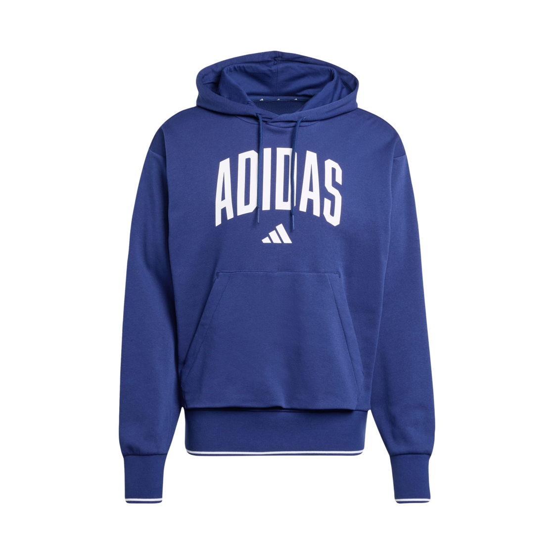 아디다스 스포츠웨어 컬리지에이트 후드 다크 블루 화이트 - KR 사이즈(Adidas Sportswear Collegiate Hoodie Dark Blue White - KR Sizing) - 1