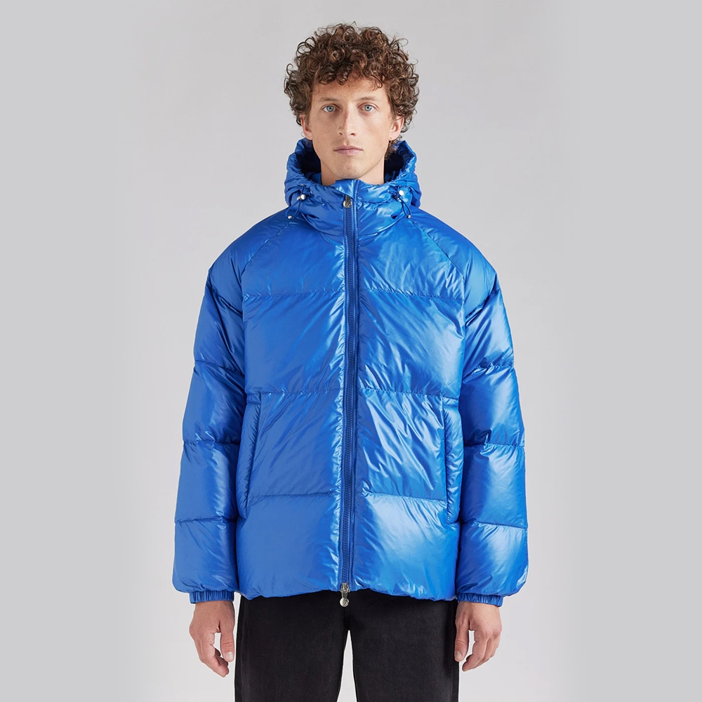 피레넥스 (24FW) 스텐 후디드 유니섹스 다운 자켓 - 아드리아틱(Pyrenex (24FW) STEN Hooded Unisex Down Jacket - Adriatic) - 4