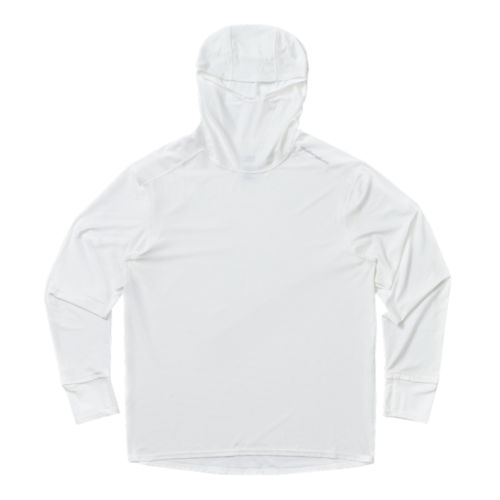 네거티브 스플릿 클럽 윈드레이어 핑거 워치홀 메쉬 후드슬리브 화이트(negative split club Windlayer Finger Watch-Hole Mesh Hood Sleeve White)