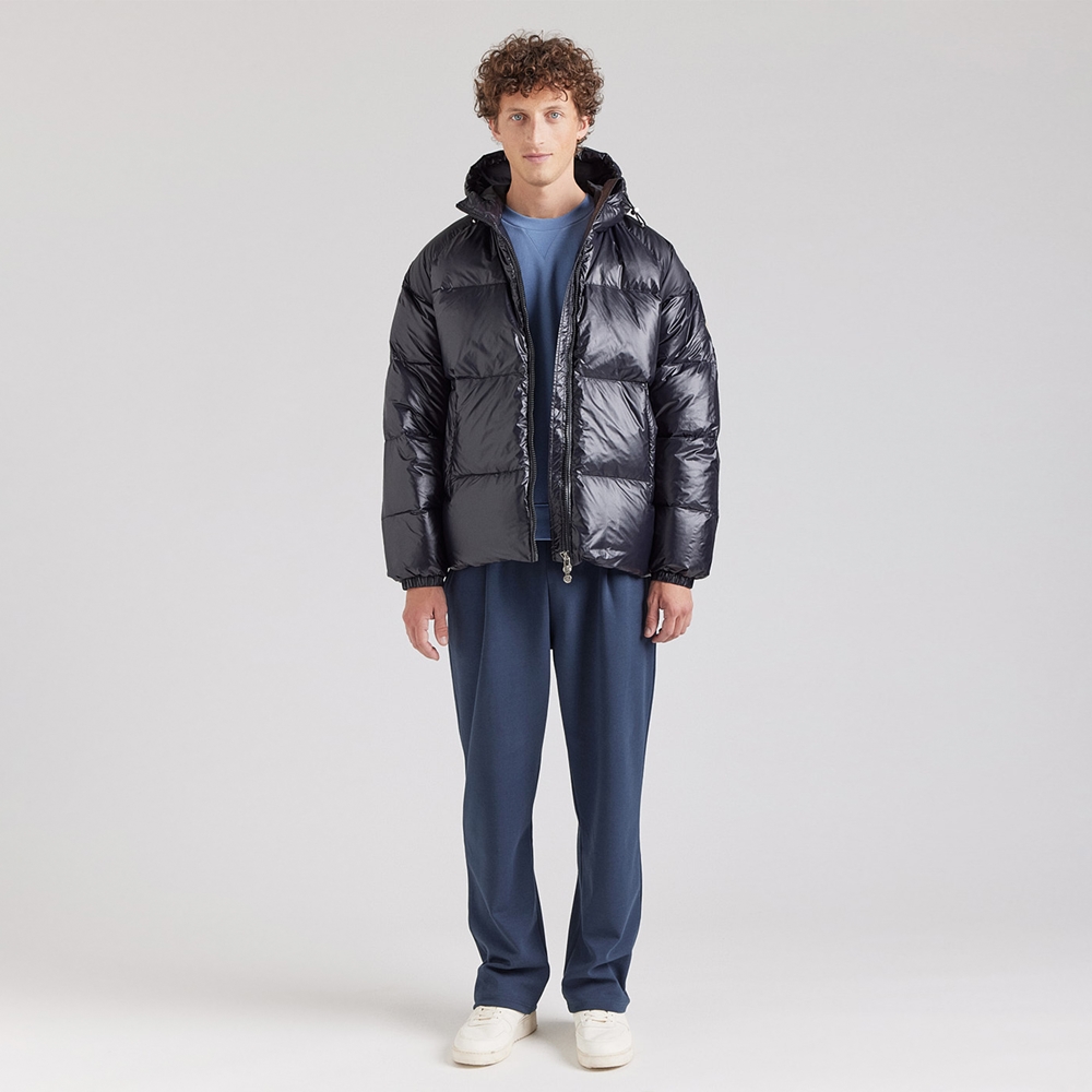 피레넥스 (24FW) 스텐 후디드 유니섹스 다운 자켓 - 블랙(Pyrenex (24FW) STEN Hooded Unisex Down Jacket - Black) - 2