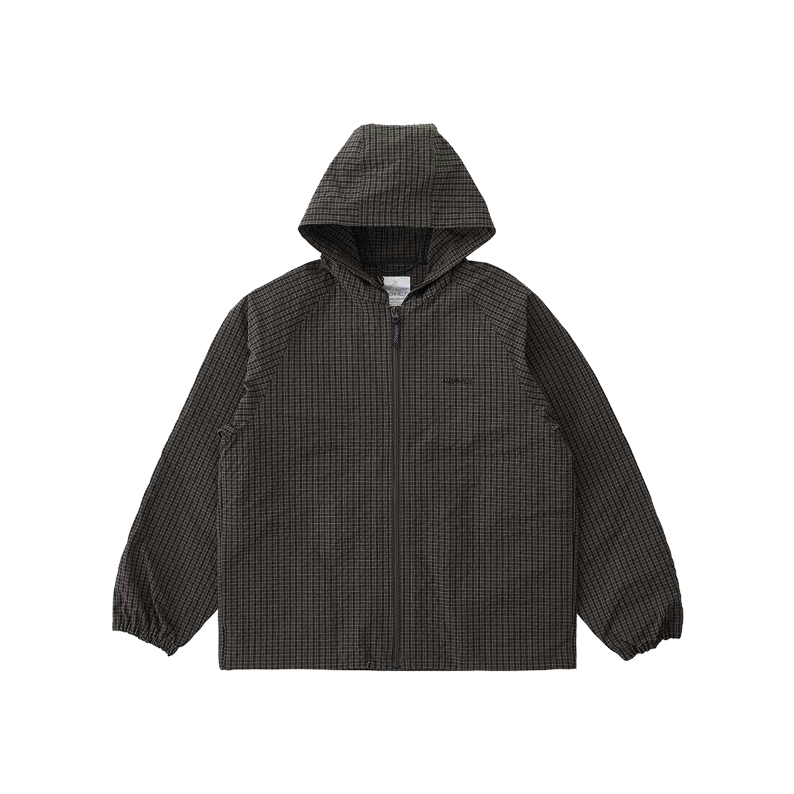 GRA252MJK15 Gramicci Northside Plaid Hooded Jacket Deep Brown