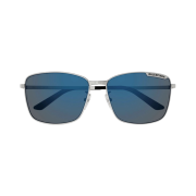 Balenciaga Square Frame Metal Sunglasses Blue