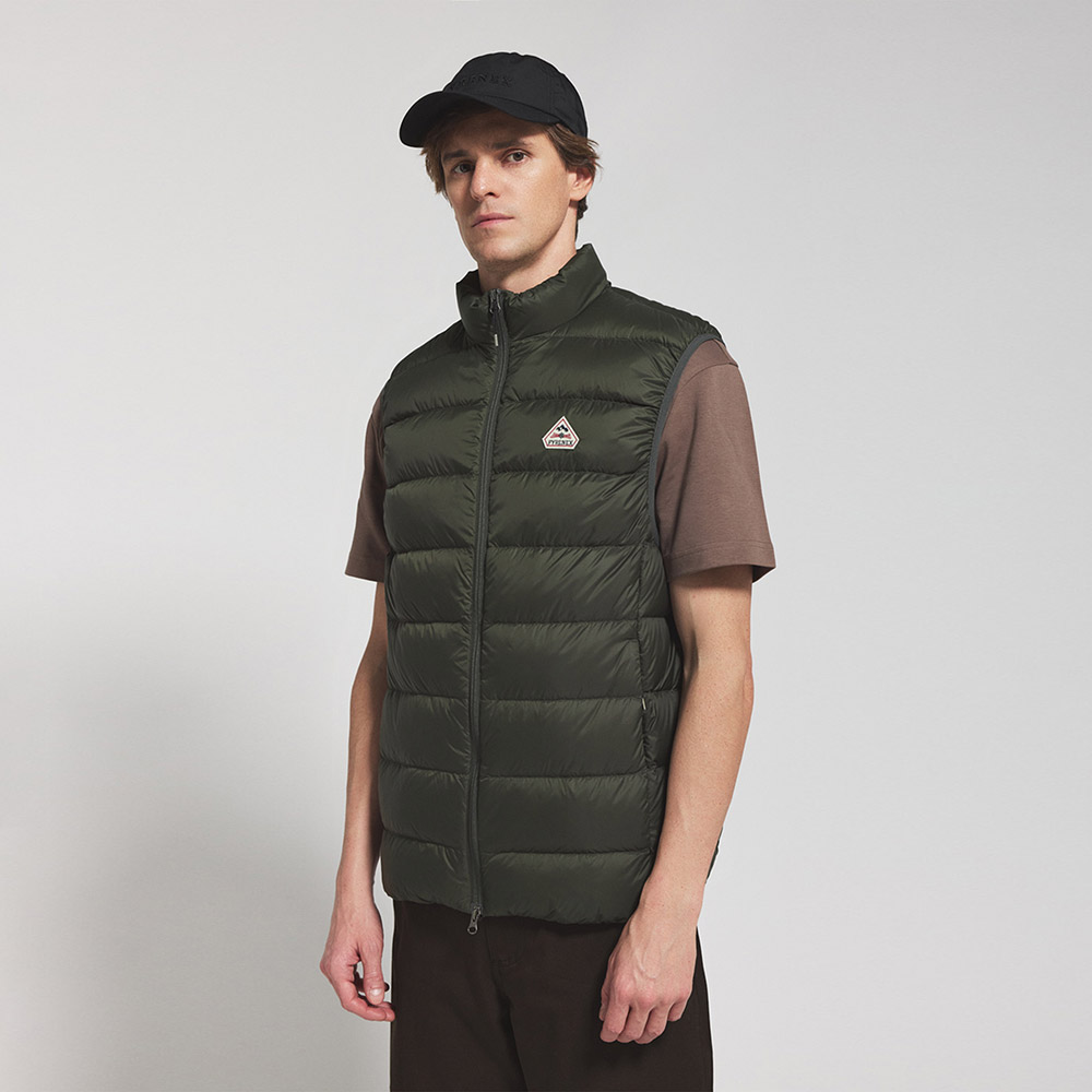 피레넥스 (25SS) 애리얼 슬리브리스 다운 자켓 - 딥 카(Pyrenex (25SS) ARIAL Sleeveless Down Jacket - Deep Khaki) - 3