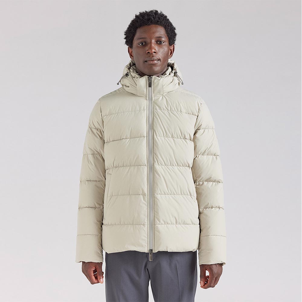피레넥스 (24FW) 스파우트닉 미니 립스탑 2 후드 다운 자켓 - 윌로우 그레이(Pyrenex (24FW) SPOUTNIC MINI RIPSTOP 2 Hooded Down Jacket - Willow Grey) - 3