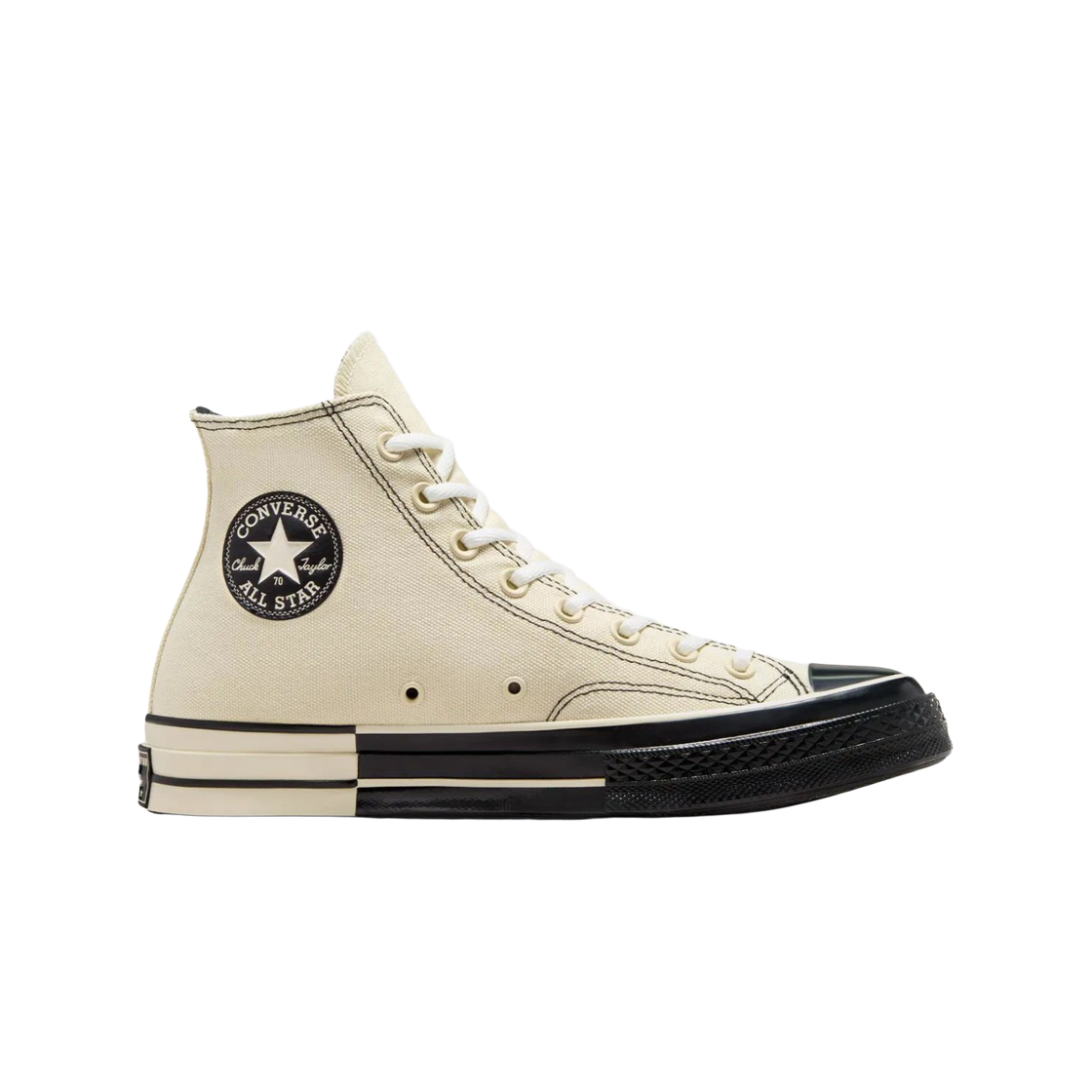 A08188C Converse Chuck 70 Hi Natural Ivory Black