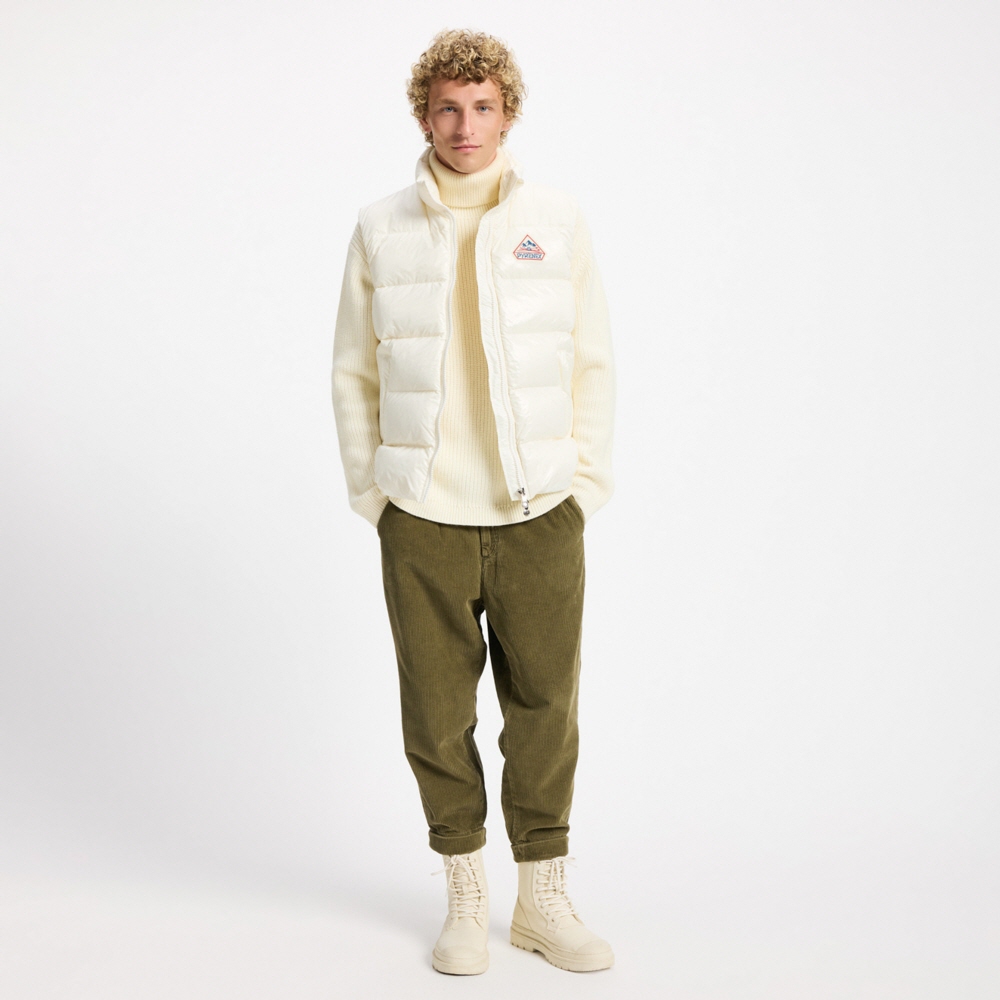 피레넥스 존 유니섹스 슬리브리스 다운 자켓 - 에쿰(Pyrenex JOHN Unisex Sleeveless Down Jacket - Ecume) - 3