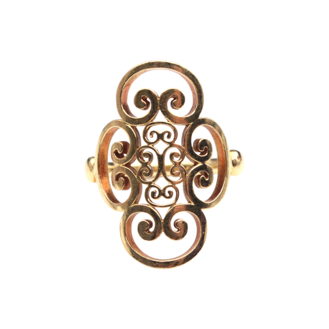 티파니앤코 베네치아 골도니 반지 750 골드 국내 11호(Tiffany & Co. Venezia Goldoni Ring 750 Gold Size 11)