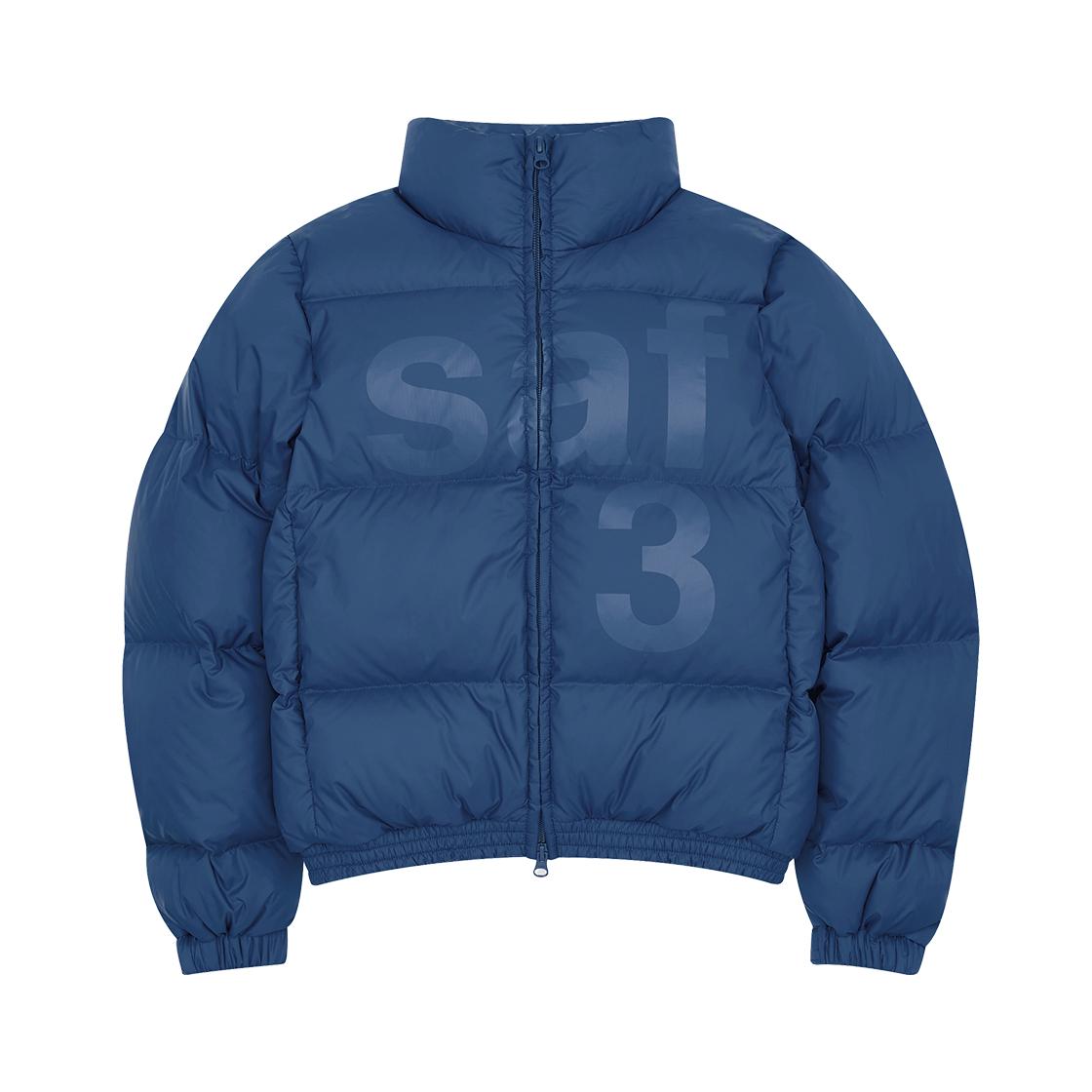 P0000BRT [예약 배송] Safarispot  1/2 Basic Safari Down Jacket Navy