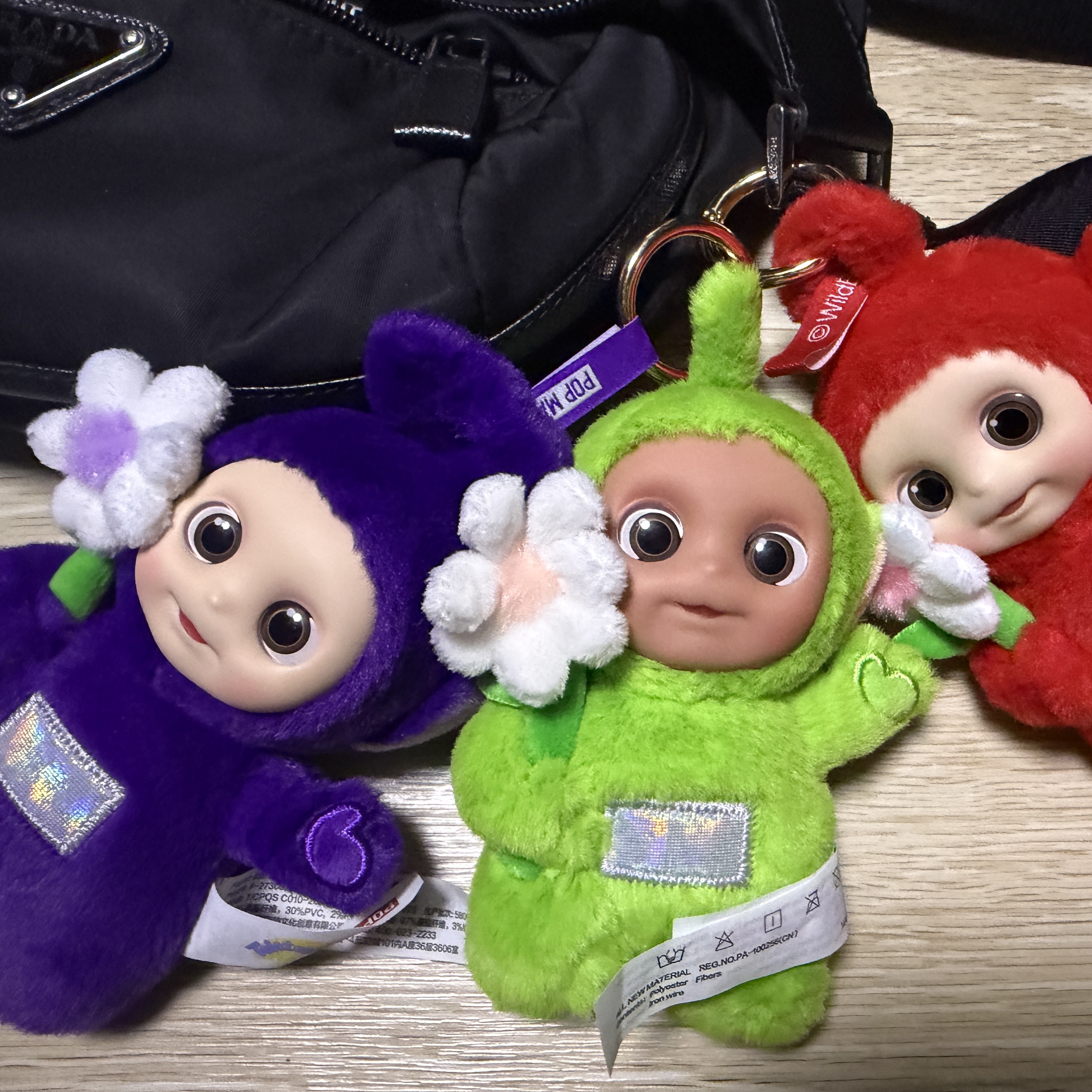 Pop Mart Teletubbies Say Hello Series Figures Sealed Case Dipsy's Naughty Flower (Opened Case) 착용 스타일