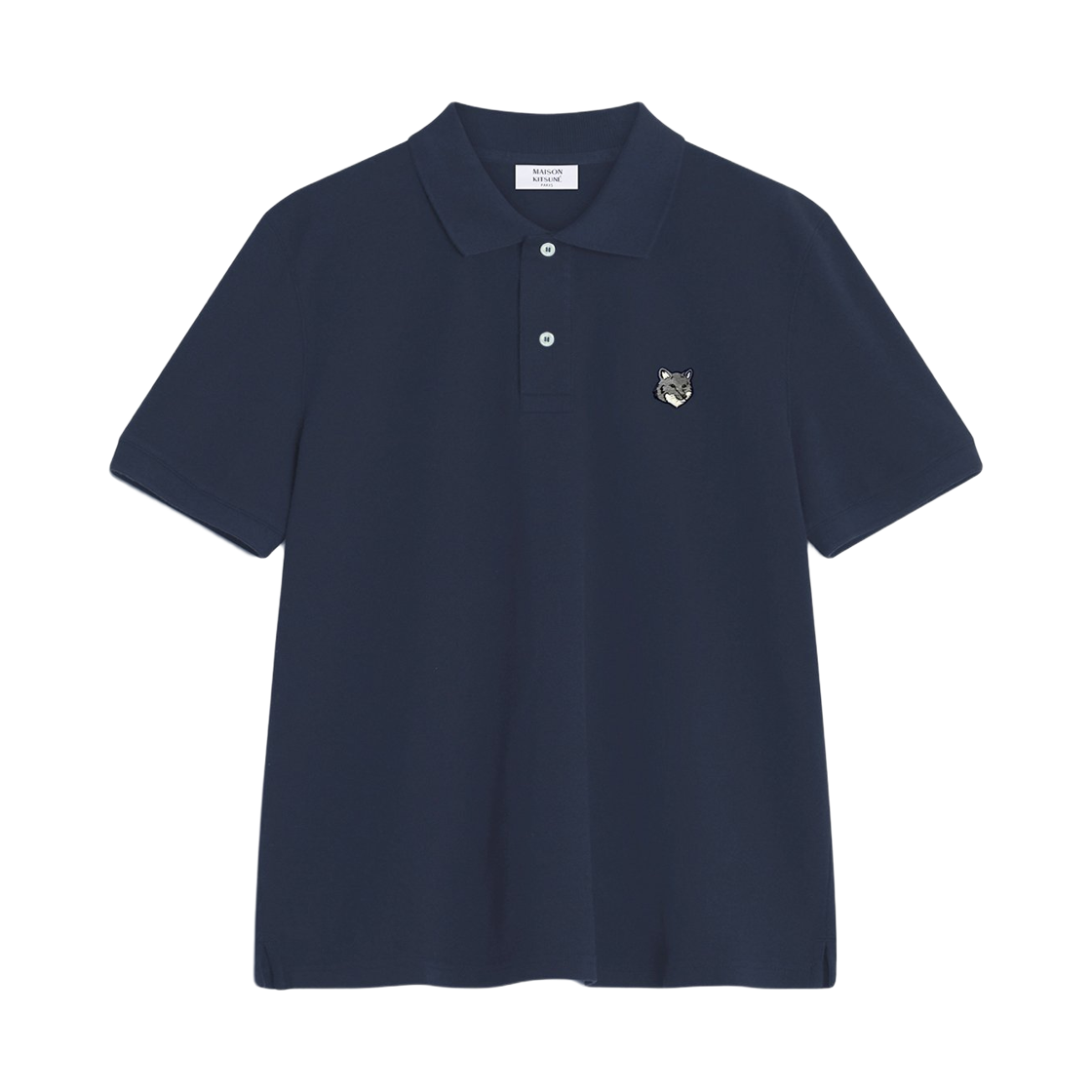 메종 키츠네 폭스 헤드 컴포트 폴로 클래식 네이비(Maison Kitsune Fox Head Comfort Polo Classic Navy)