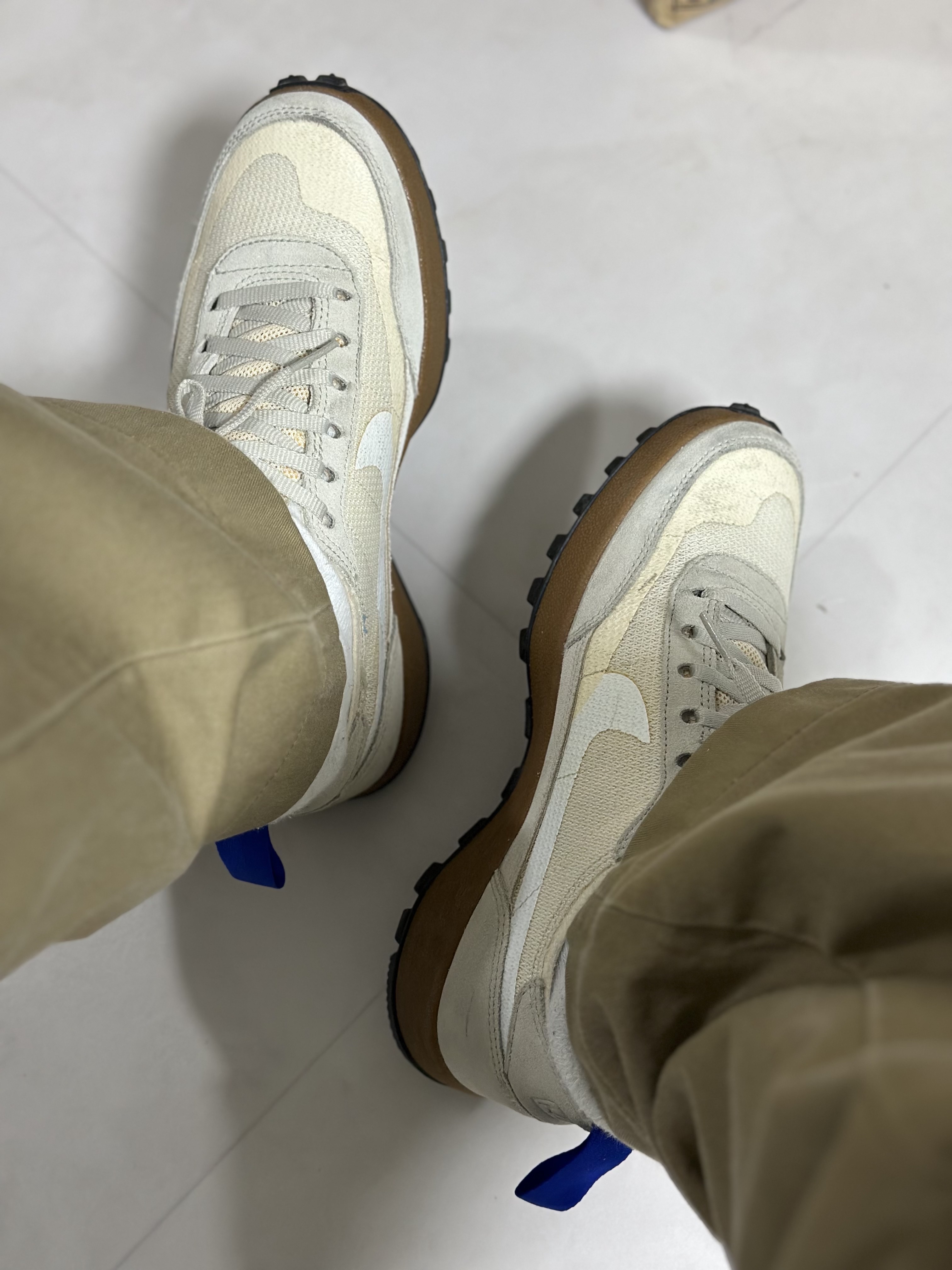 Nike x Tom Sachs General Purpose Shoe Light Cream 착용 스타일