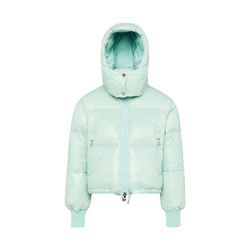 피레넥스 알틱 샤이니 후디드 다운 자켓 - 하버 그레이(Pyrenex ALTIC Shiny Hooded Down Jacket - Harbor Gray)