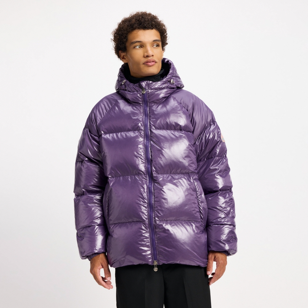피레넥스 스텐 후디드 유니섹스 다운 자켓 - 퍼플 레인(Pyrenex STEN Hooded Unisex Down Jacket - Purple Reign) - 4