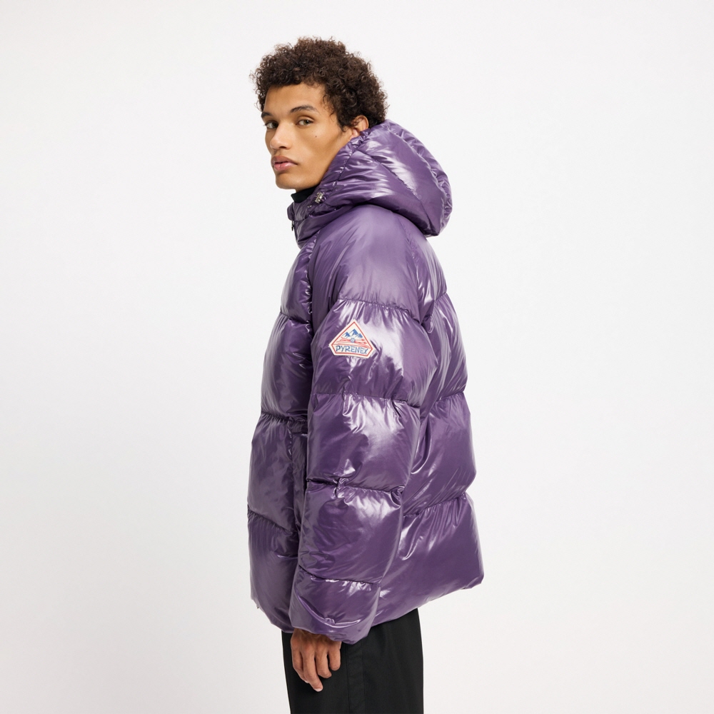 피레넥스 스텐 후디드 유니섹스 다운 자켓 - 퍼플 레인(Pyrenex STEN Hooded Unisex Down Jacket - Purple Reign) - 6
