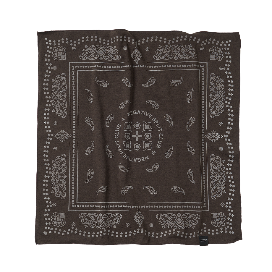 25FWABD01KK negative split club Paisley Bandana Swift Pro Khaki