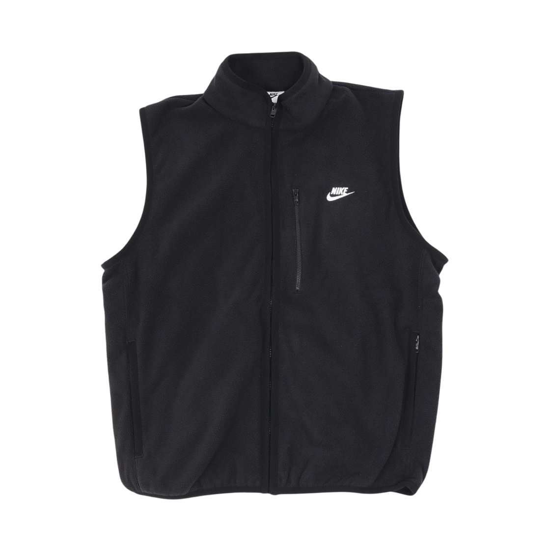 나이키 NSW 클럽 윈터라이즈드 베스트 블랙 화이트 - 아시아(Nike NSW Club Winterized Vest Black White - Asia)