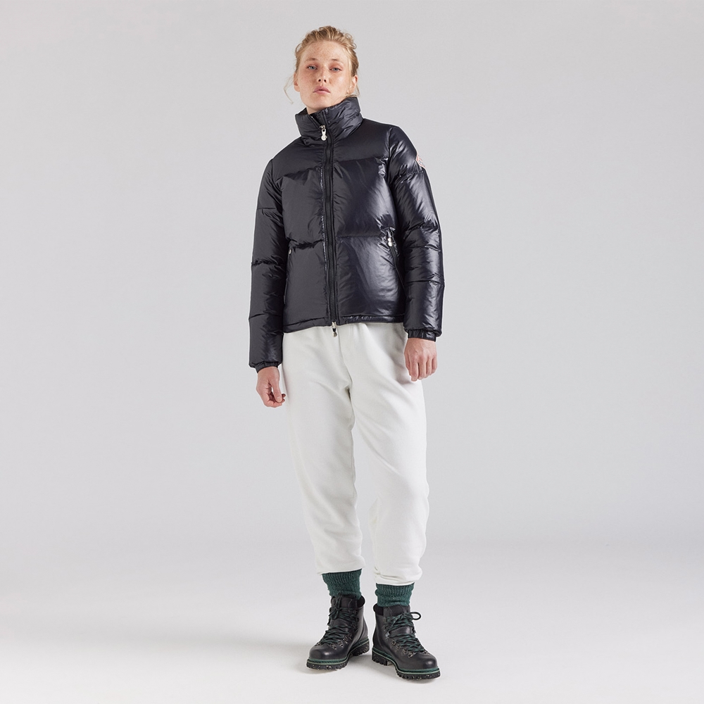 피레넥스 (24FW) 골딘 숏 앤 샤이니 다운 자켓 - 블랙(Pyrenex (24FW) GOLDIN Short and Shiny Down Jacket - Black) - 2