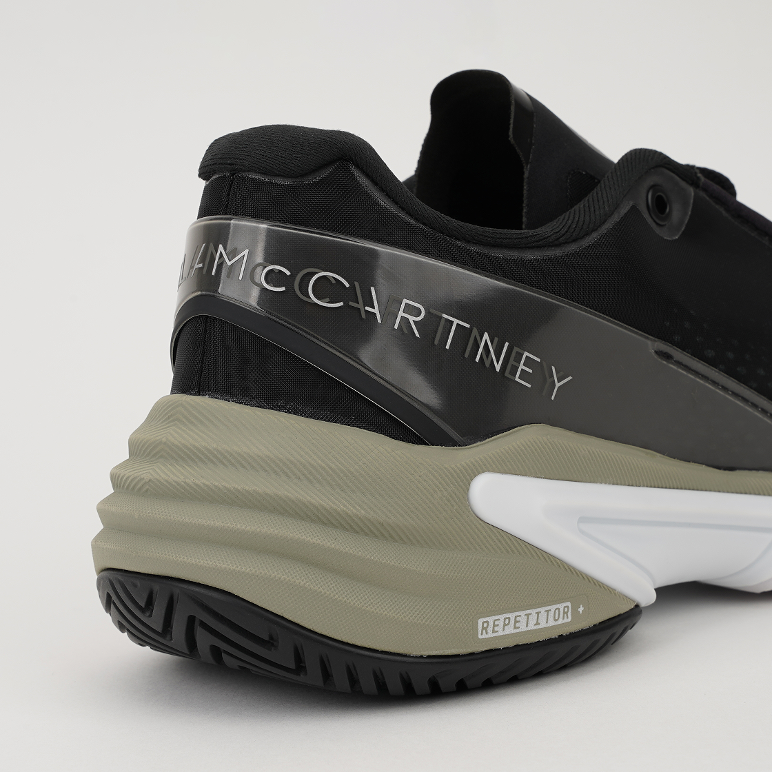 (W) 아디다스 x 스텔라 맥카트니 바리케이드 코어 블랙 실버 메탈릭((W) Adidas x Stella McCartney Barricade Core Black Silver Metallic) - 8