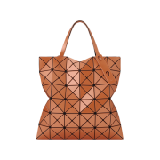 Bao Bao Issey Miyake Lucent Metallic Tote Bag Orange Brown