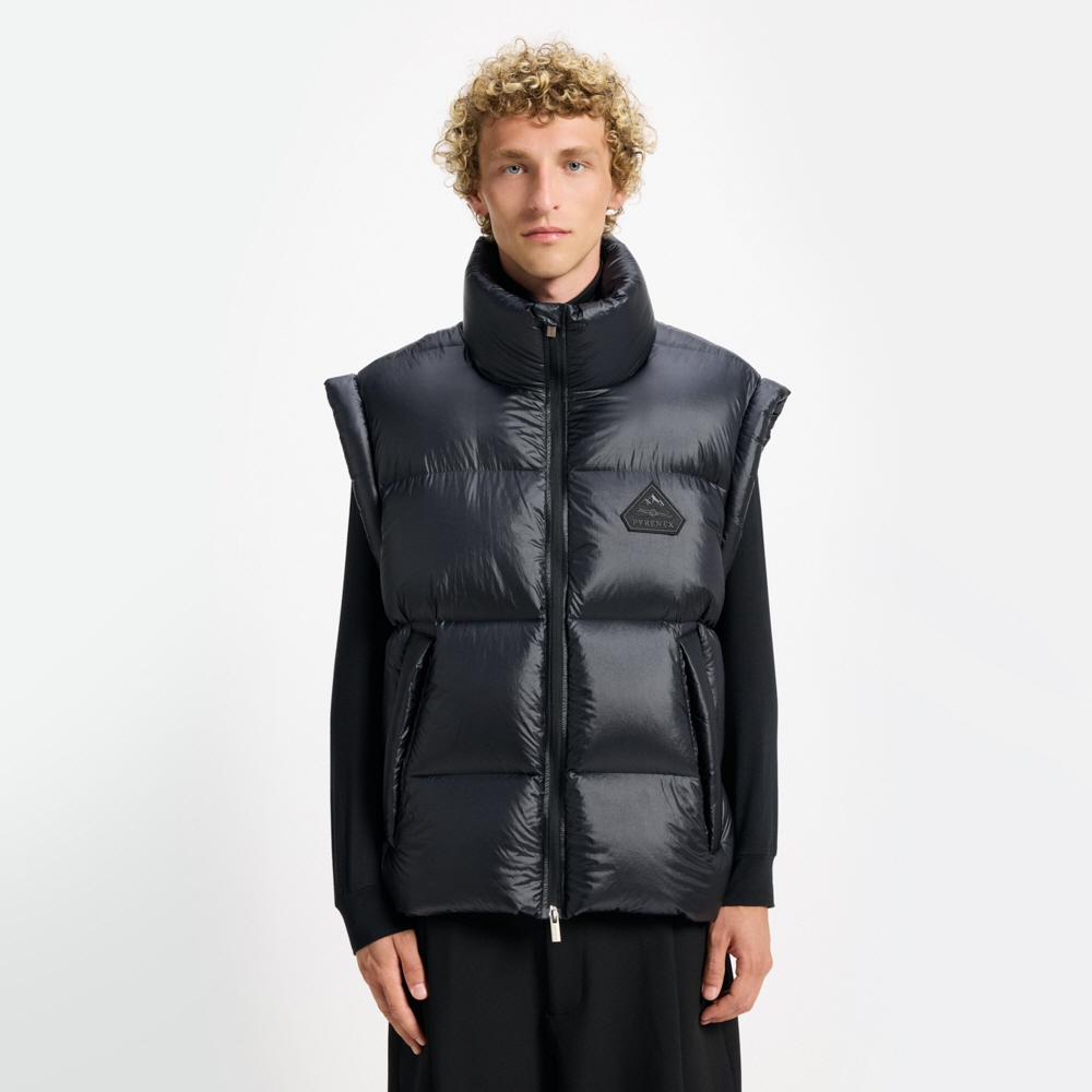 피레넥스 [세인트-서버] ARBATAN 슬리브리스 다운 자켓 - 블랙(Pyrenex [Saint-Sever] ARBATAN Sleeveless Down Jacket - Black) - 4