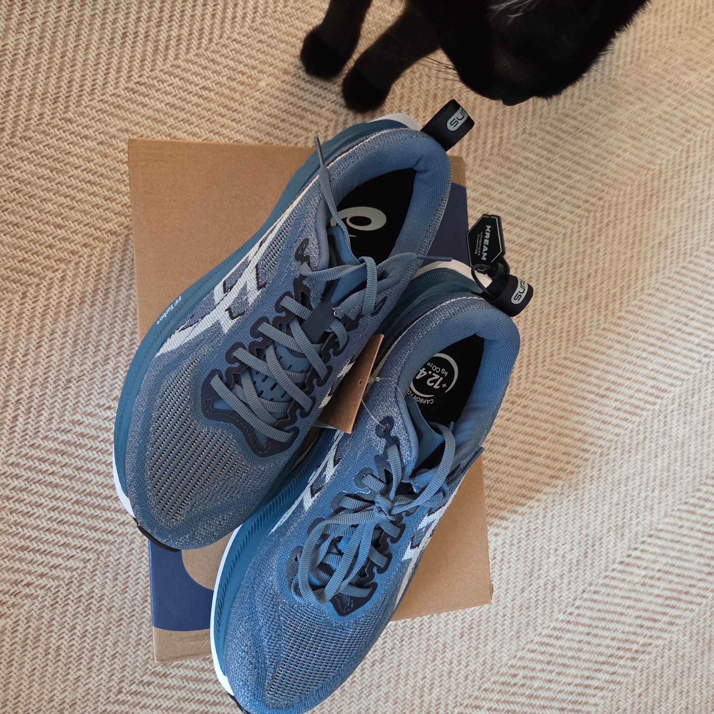 Asics Superblast 2 Winter Sea White 착용 스타일 - 3
