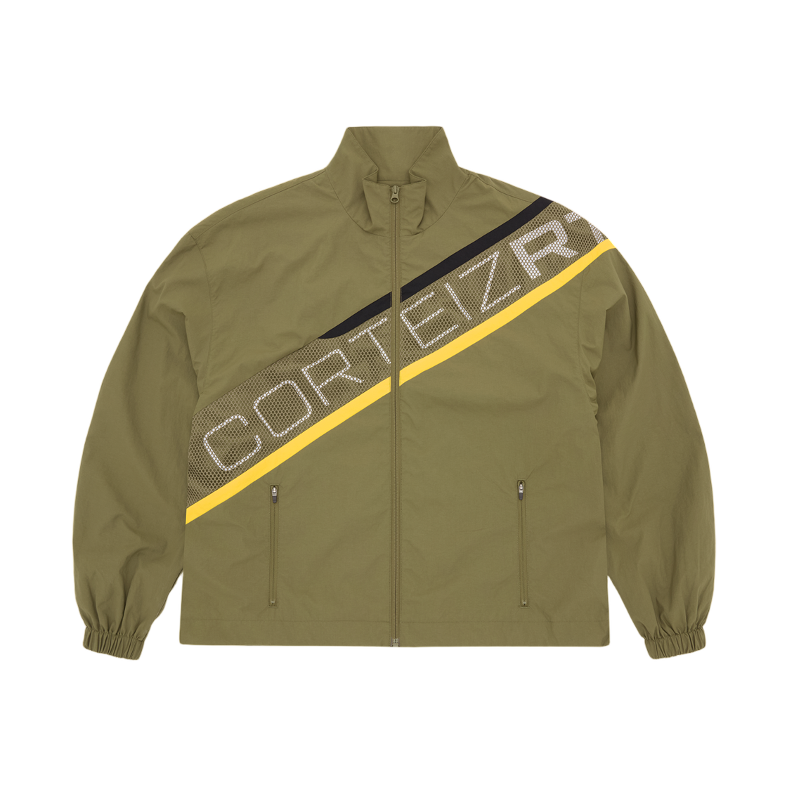 - Corteiz Bias Panel Shuku Jacket Olive
