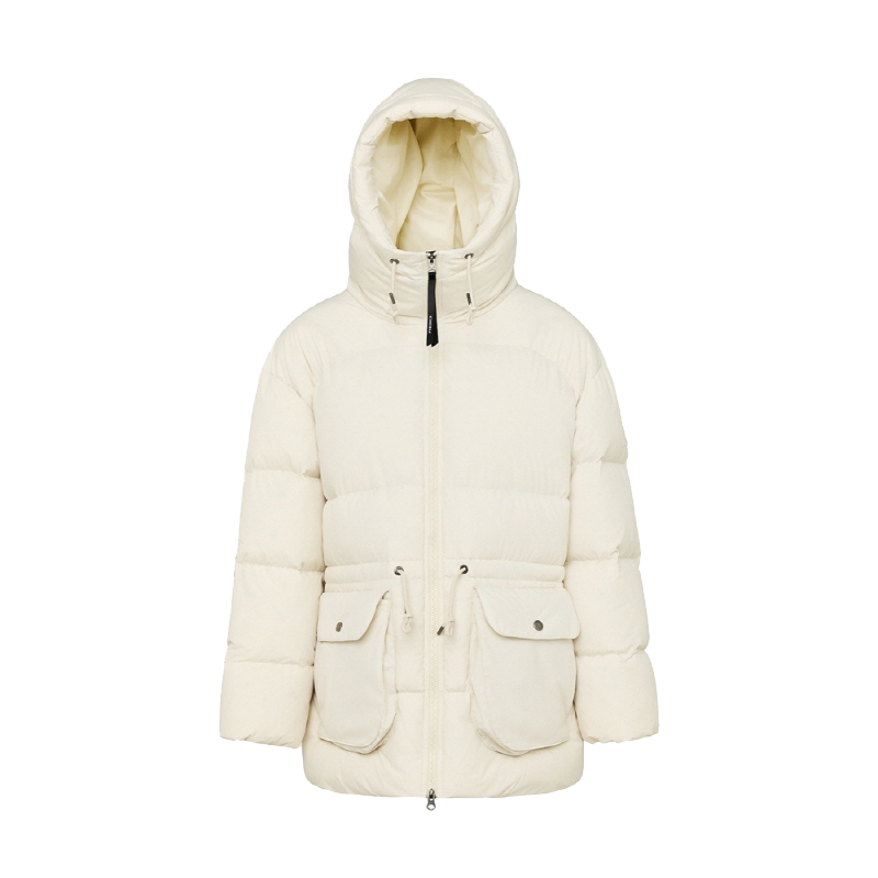 피레넥스 AULE 후디드 다운 자켓 - 아이보리(Pyrenex AULE Hooded Down Jacket - Ivory)