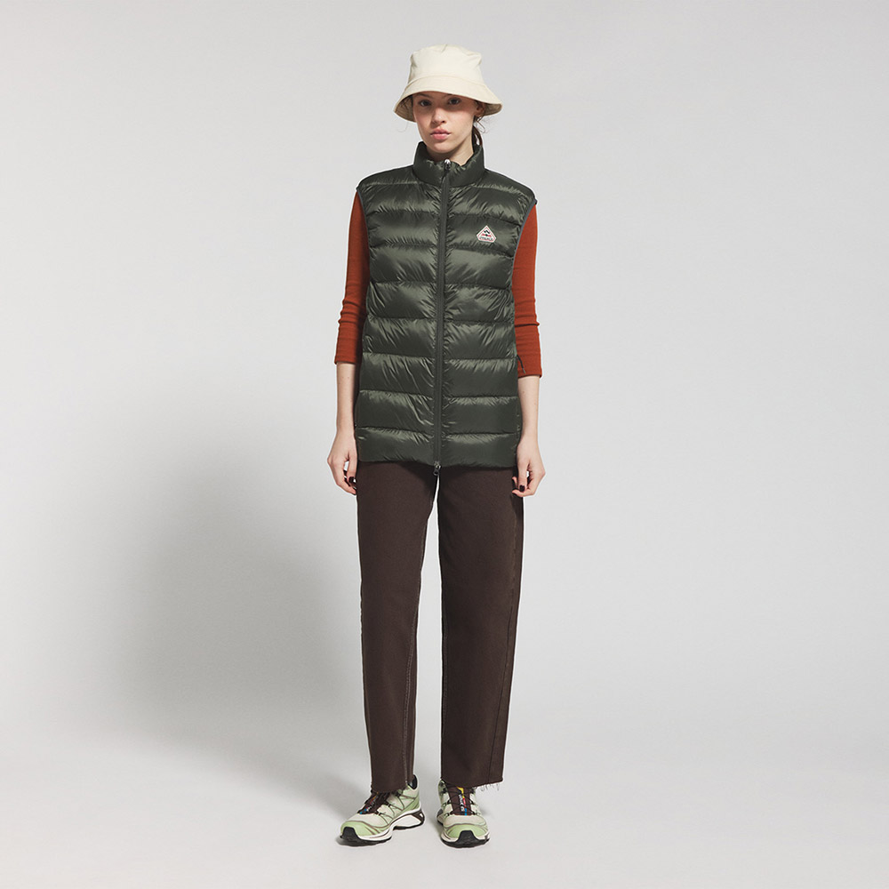 피레넥스 (25SS) 애리얼 슬리브리스 다운 자켓 - 딥 카(Pyrenex (25SS) ARIAL Sleeveless Down Jacket - Deep Khaki) - 4