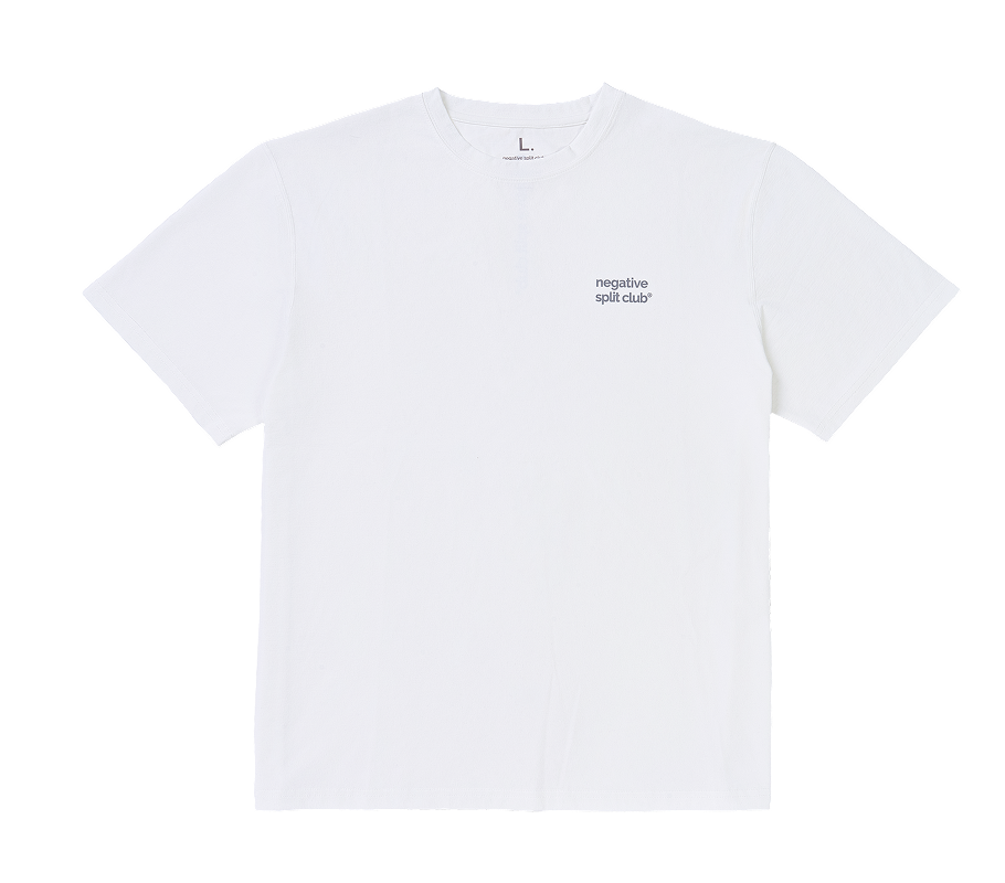 25HSTHT04WH negative split club Functional Sorona Basic T-Shirt White