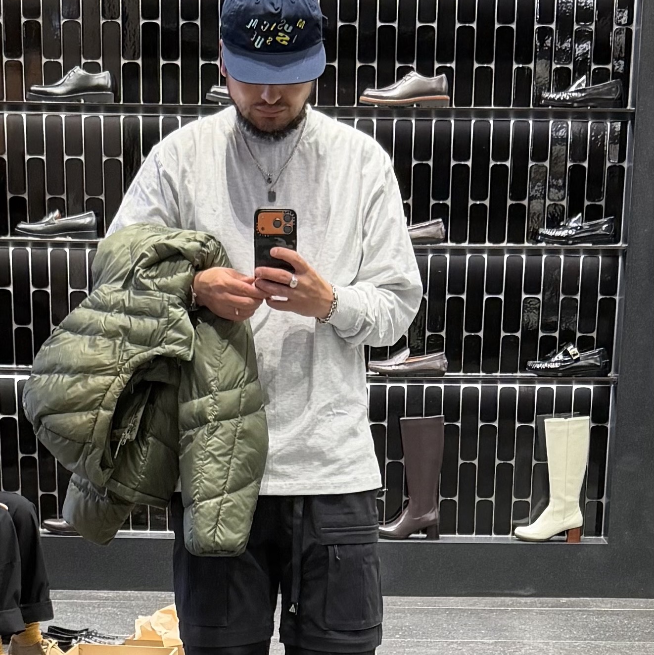 Nike ACG Smith Summit Cargo Pants Black Anthracite - Asia 착용 스타일