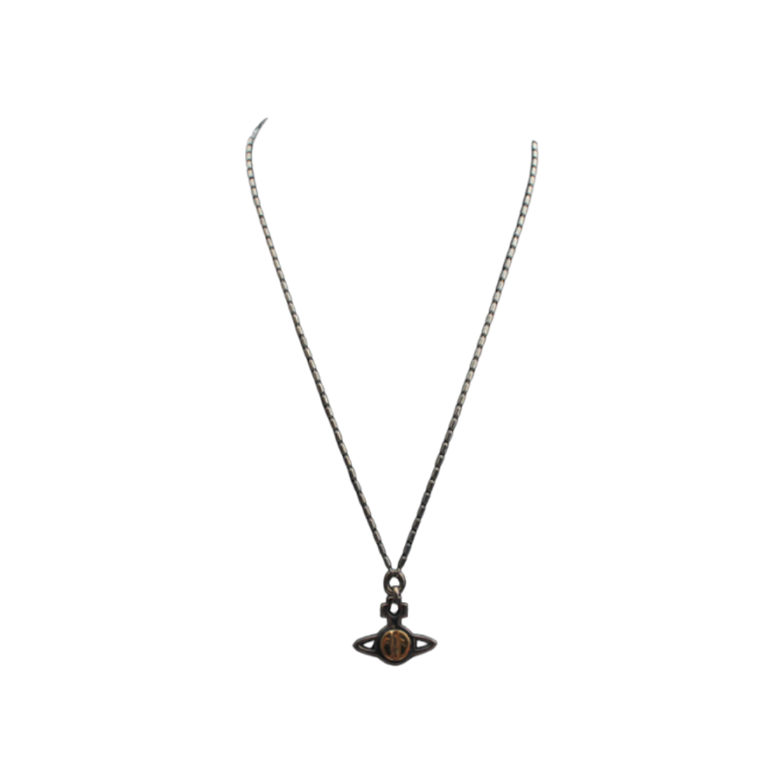 ITWSI65GIJ82 Vivienne Westwood Gold Orb Logo Necklace