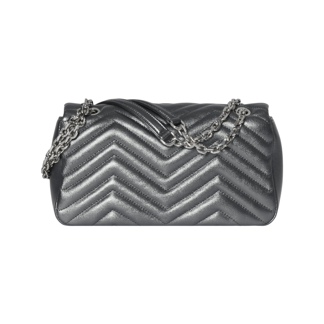 구찌 GG 마몽 미디움 숄더백 실버(Gucci GG Marmont Medium Shoulder Bag Silver) - 3
