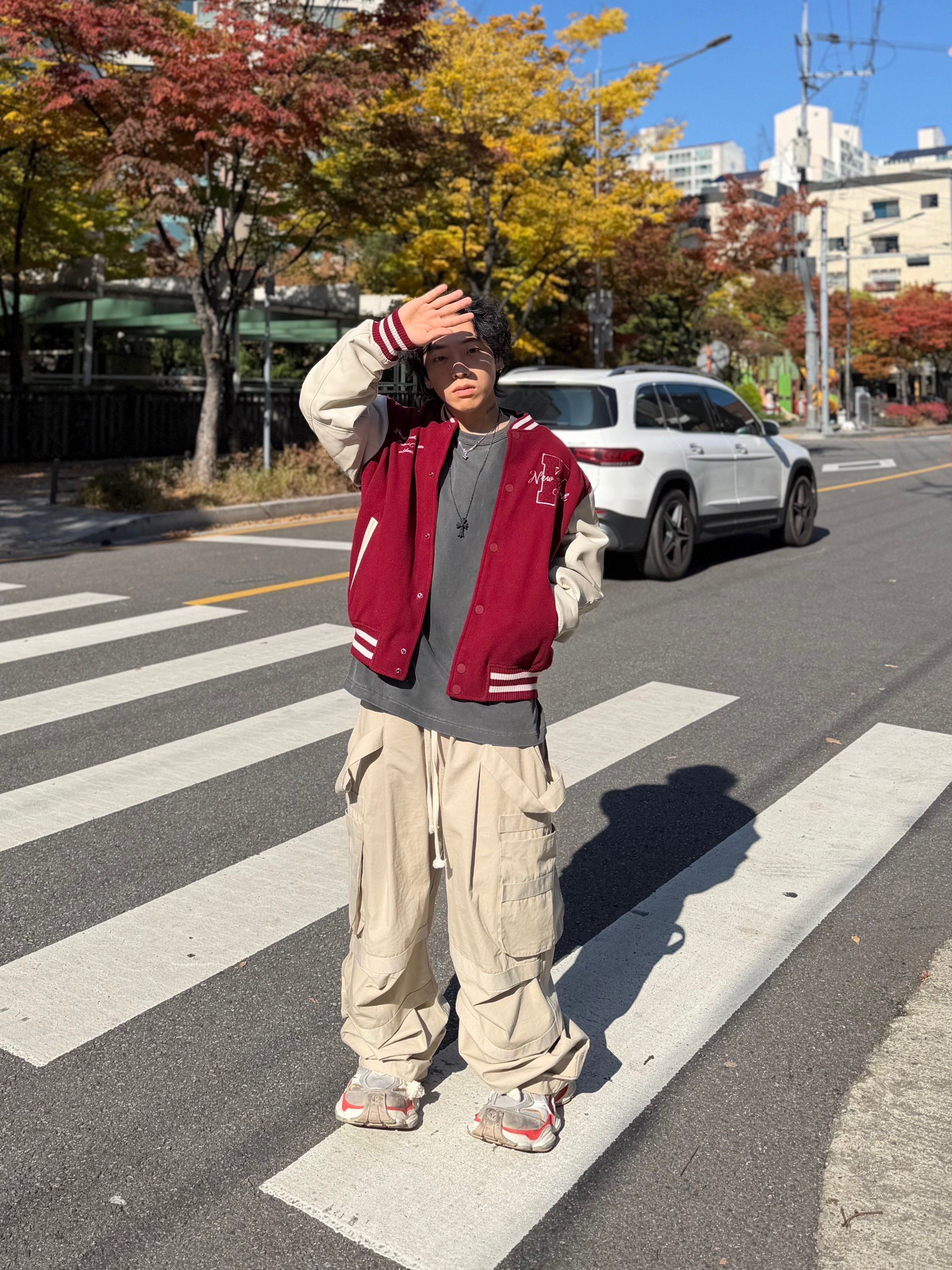 Balenciaga Cargo Sneakers Beige Grey Red, Wapworks Hard Knocks Cargo Pants Dune 착용 스타일 - 2